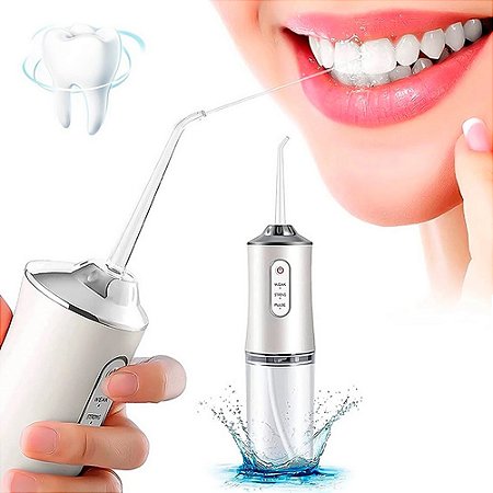 Irrigador Oral e Limpeza Dental e Bucal Portátil