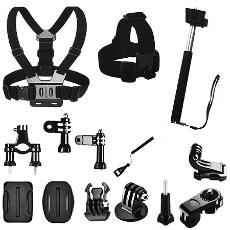 Acessórios para Câmeras de Ação MOX Kit SportCam MO-CS95 Preto