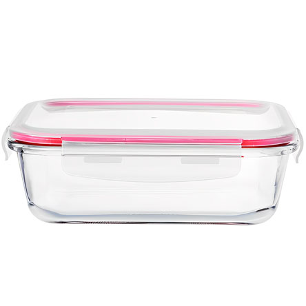 Pote Hermético em Vidro Borossilicato Retangular 23x18cm FULL FIT
