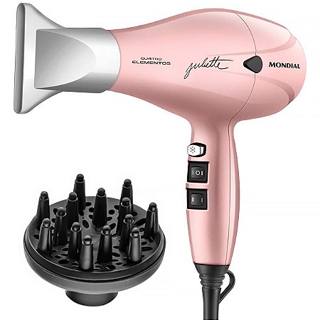 Secador de Cabelo MONDIAL SCP-JU-01 2.000 Watts 220 V ~ 50 / 60 Hz Rosa