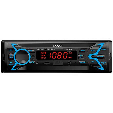 Toca Rádio SATELLITE 04 de 20 Watts com Bluetooth e USB Preto