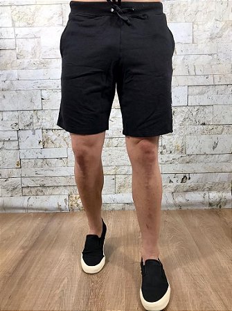 Bermuda Masculina Moletom TH Preto