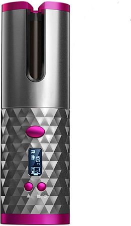 Modelador Ondulador de Cachos Automático sem Fio Portátil com Bateria Recarregável de Íon de Lítio 10000 mAh