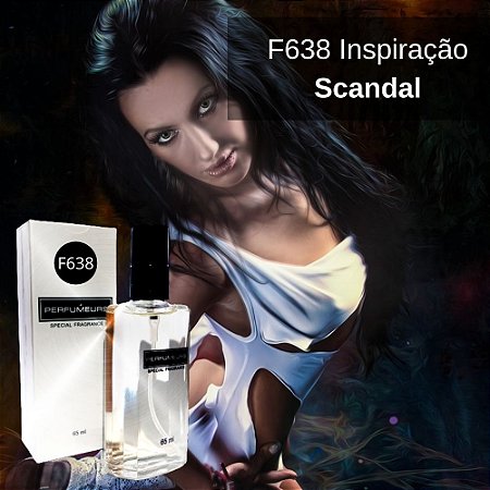 Perfume Contratipo Feminino EDP F638 65 ml Inspirado em Scandal