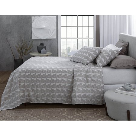 Jogo de Cama Casal CORTTEX 150 Fios com 04 Peças João