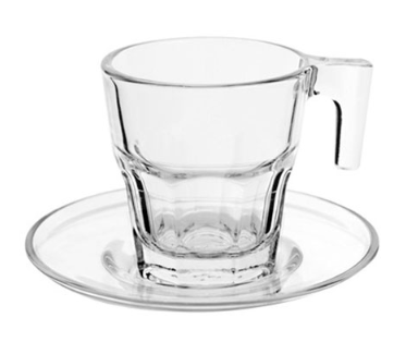 Jogo de Xícaras de Vidro Sidney 08 Peças 70ml ETILUX