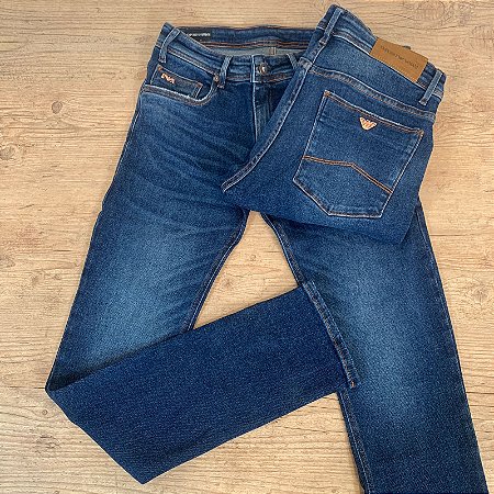 Calça Masculina Jeans ARMANI Skinny Clássica