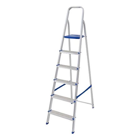 Escada de Alumínio com 06 Degraus MOR