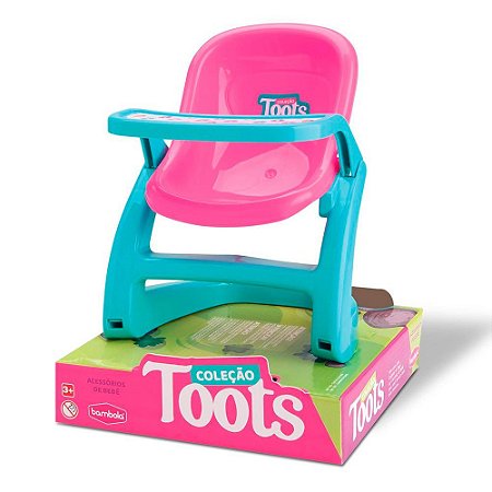 Carrinho Cadeirinha para Papinha Boneca Infantil Toots BAMBOLA