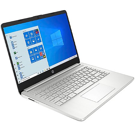 Notebook HP 14" AMD Ryzen 5 5500U de 2.1GHz 8GB RAM / 256GB SSD Prata