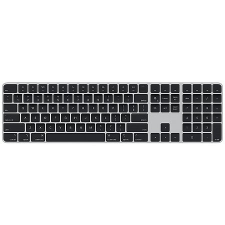Teclado sem Fio APPLE Magic Keyboard with Touch com Bluetooth Cinza com Preto
