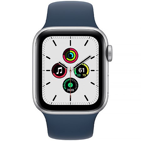 APPLE Watch SE 40 mm GPS para iPhone iOS 14 ou Versões Posteriores Azul