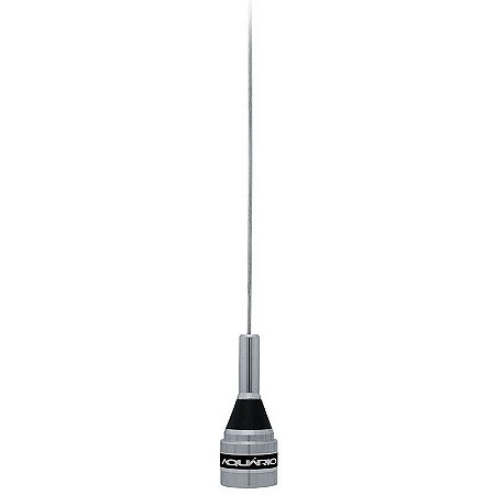 Antena Rádio Móvel AQUÁRIO M-300C 50cm 1/4 de onda para Rádio VHF
