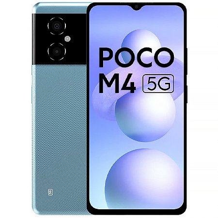 Smartphone XIAOMI POCO M4 5G Dual SIM de 128GB / 6GB RAM de 6.58" 13 + 2MP / 5MP Global Azul Claro