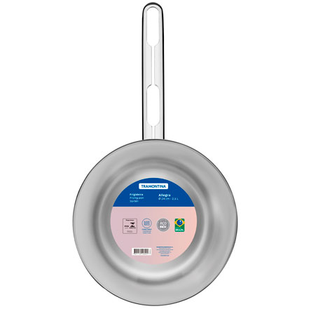 Frigideira de Inox TRAMONTINA Allegra com Fundo Triplo Capacidade para 2,1 Litros Prata
