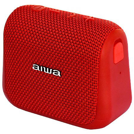 Speaker AIWA 05 Watts com Bluetooth e Microfone Vermelho