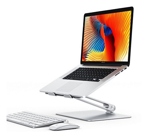 Suporte KINGO para Notebook Macbook Ergonômico Ajustável Dobrável Antiderrapante M5 Compatível com Apple Macbook Pro MacBook Air HP Dell Sony Samsung e outros Laptops de 13" a 15"