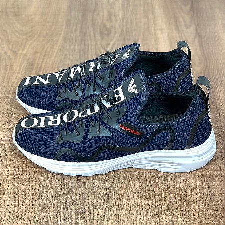 Tênis Masculino ARMANI Azul Marinho