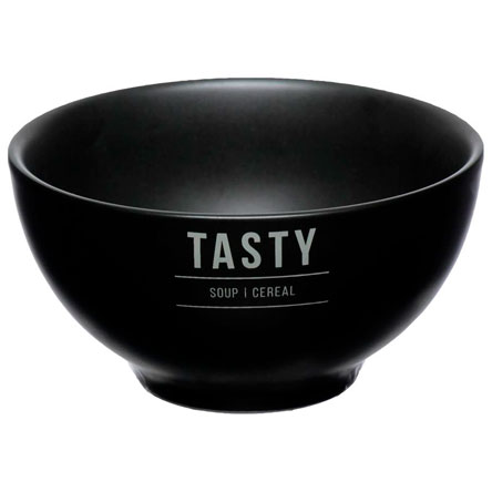 Bowl de Cerâmica ETILUX Manhattan 440ml Preto