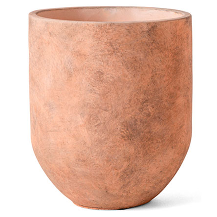 Cachepot em Cimento Marrom 15x18cm MART
