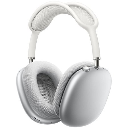 Fone de Ouvido sem Fio APPLE AirPods Max MGYJ3AM / A A2096 com Bluetooth Prata com Branco