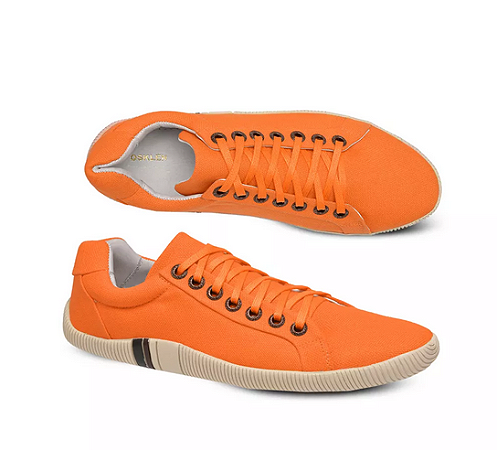 Sapatênis Feminino OSK Laranja Lona