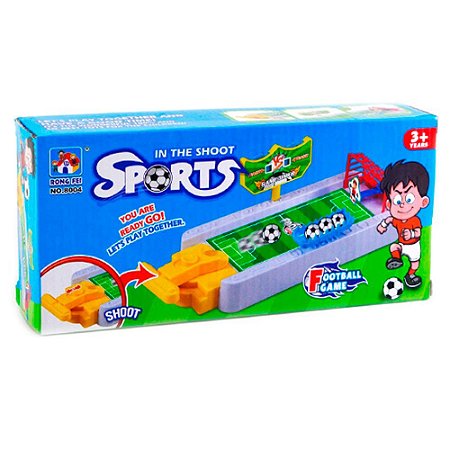 Mini Jogo de Futebol no Gol e Basquete na Cesta Infantil