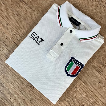 Polo Masculina ARMANI Branco
