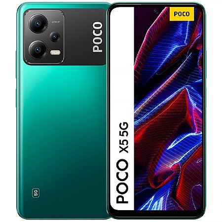 Smartphone Xiaomi POCO X5 5G Dual SIM de 128GB / 6GB RAM de 6.67" 48 + 8 + 2MP / 13MP Verde