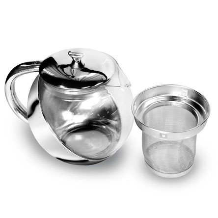 Bule KEHOME de Inox e Vidro para Chá 700ml
