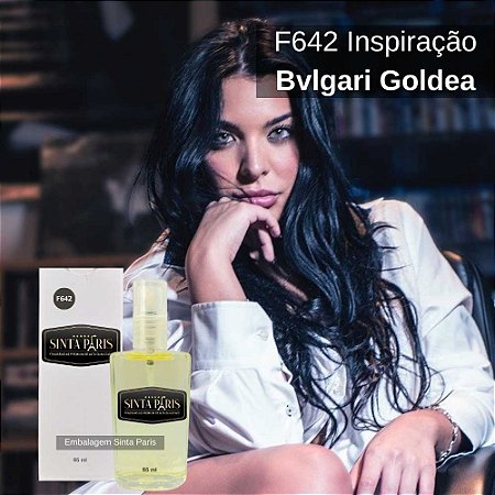 Perfume Contratipo Feminino F642 65ml Inspirado em BVLGARI GOLDEA