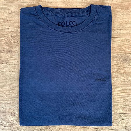 Camiseta Masculina COLCCI Azul Marinho Endeavour Básica