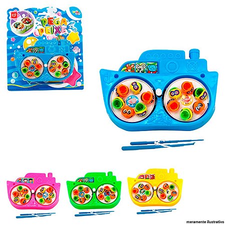 Pega Peixe Duplo WELLKIDS Infantil À Corda