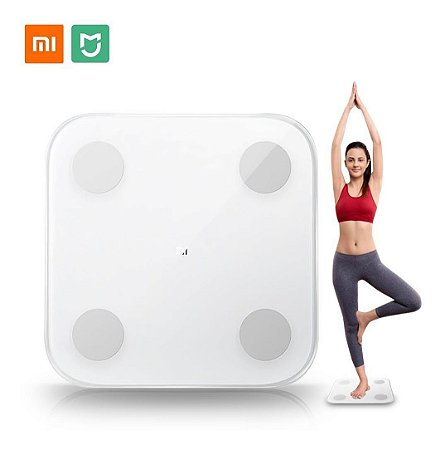 Balança XIAOMI Digital com Bioimpedância Mi Body Composition Smart Scale 2 Bluetooth Branco