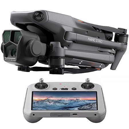 Drone DJI Mavic 3 Pro Fly More Combo Anatel 5.1K com GPS Grafite DJI