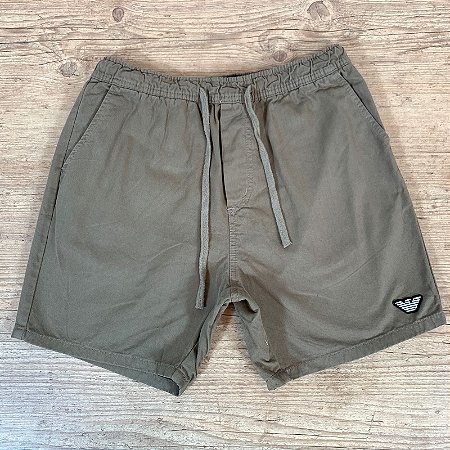 Bermuda Short Masculino Sarja ARMANI Caqui