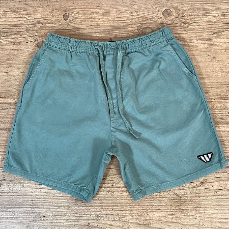 Bermuda Short Masculino Sarja ARMANI Verde