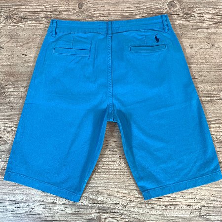 Bermuda Masculina Sarja PRL Azul