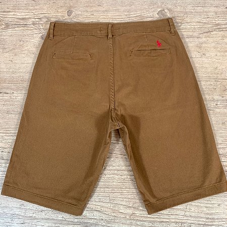 Bermuda Masculina Sarja PRL Azul Marrom