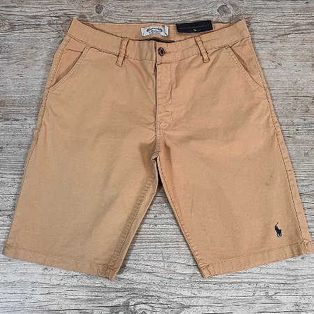 Bermuda Masculina Sarja PRL Caramelo