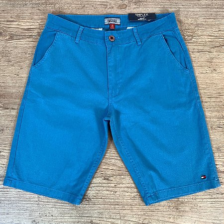 Bermuda Masculina Sarja TH Azul