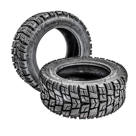 Pneu Off-road para Elétricos 100/65-6.5 11 Polegadas Modificado Elasticidade Flexibilidade Desempenho Adesão e Dissipação de Calor