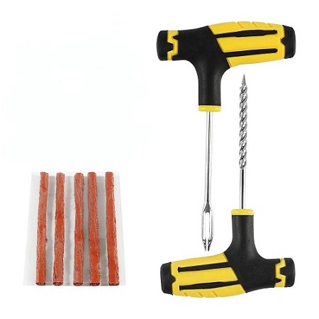 Kit de Ferramentas para Reparo de Pneus com 02 Unidades