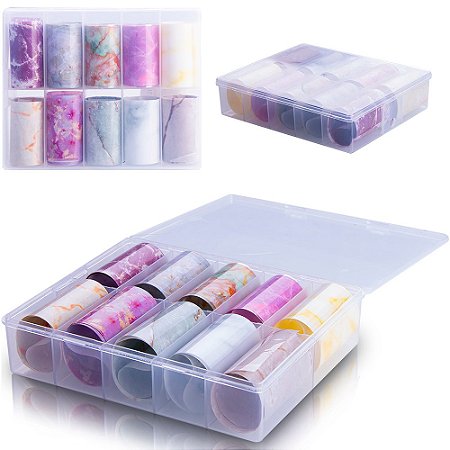 Adesivo Decorativo para Manicure Unhas Temático com 10 Peças