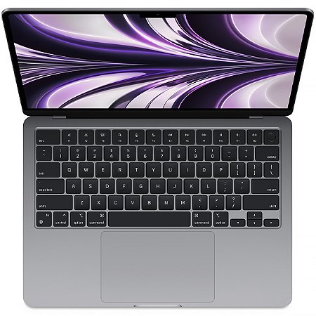MacBook APPLE Air A2681 MLXW3LL (2022) de 13.6" M2 8GB RAM / 256GB SSD Cinza