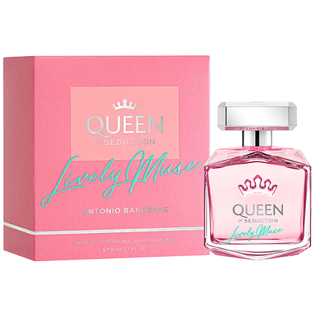 Perfume Feminino ANTÔNIO BANDERAS Queen Of Seduction Lively Muse Eau de Toilette 80 ml