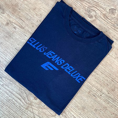 Camiseta Masculina ELLUS Azul Deluxe