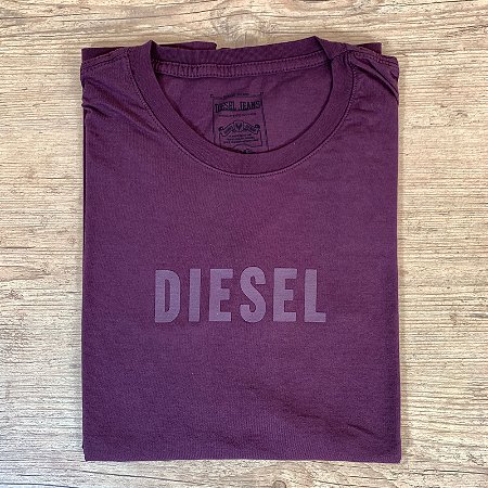 Camiseta Masculina DIESEL Roxo