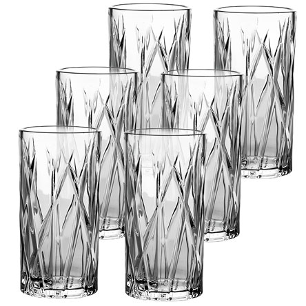 Jogo de Copos FULL FIT de Vidro Forest com 06 Peças 350 ml