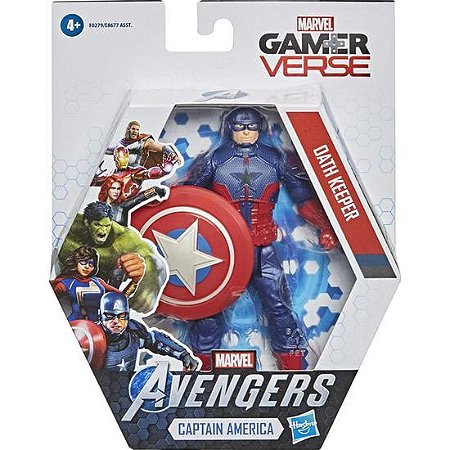 Brinquedo Hasbro MARVEL Avengers Gamer Verse Captain America Oath Keeper